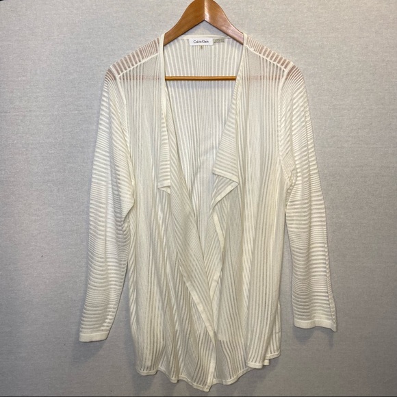 Calvin Klein Sweaters - Calvin Klein Sweater Pearl White Women’s Size XL